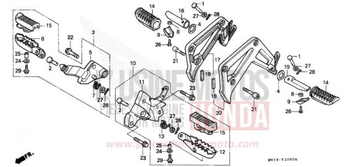MARCHE XRV750M de 1991